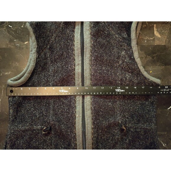 Woolrich Onyx Heather Gray Warm Winter Vest Womens Size Small S Sleeveless 7214 - Picture 13 of 13